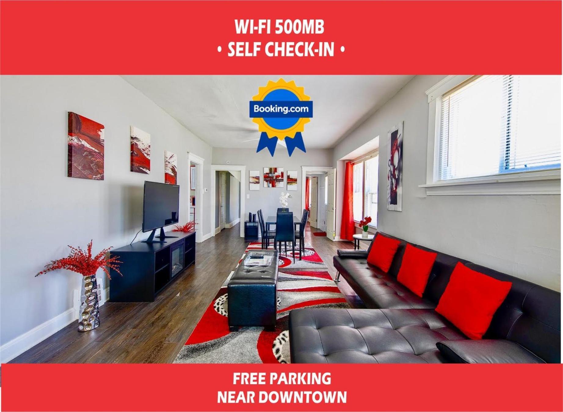 The Rubi Lounge - Spacious Brooklyn Centre Modern Escape Near Downtown With Parking, 300Mb Wifi & Self Check-In Cleveland Dış mekan fotoğraf